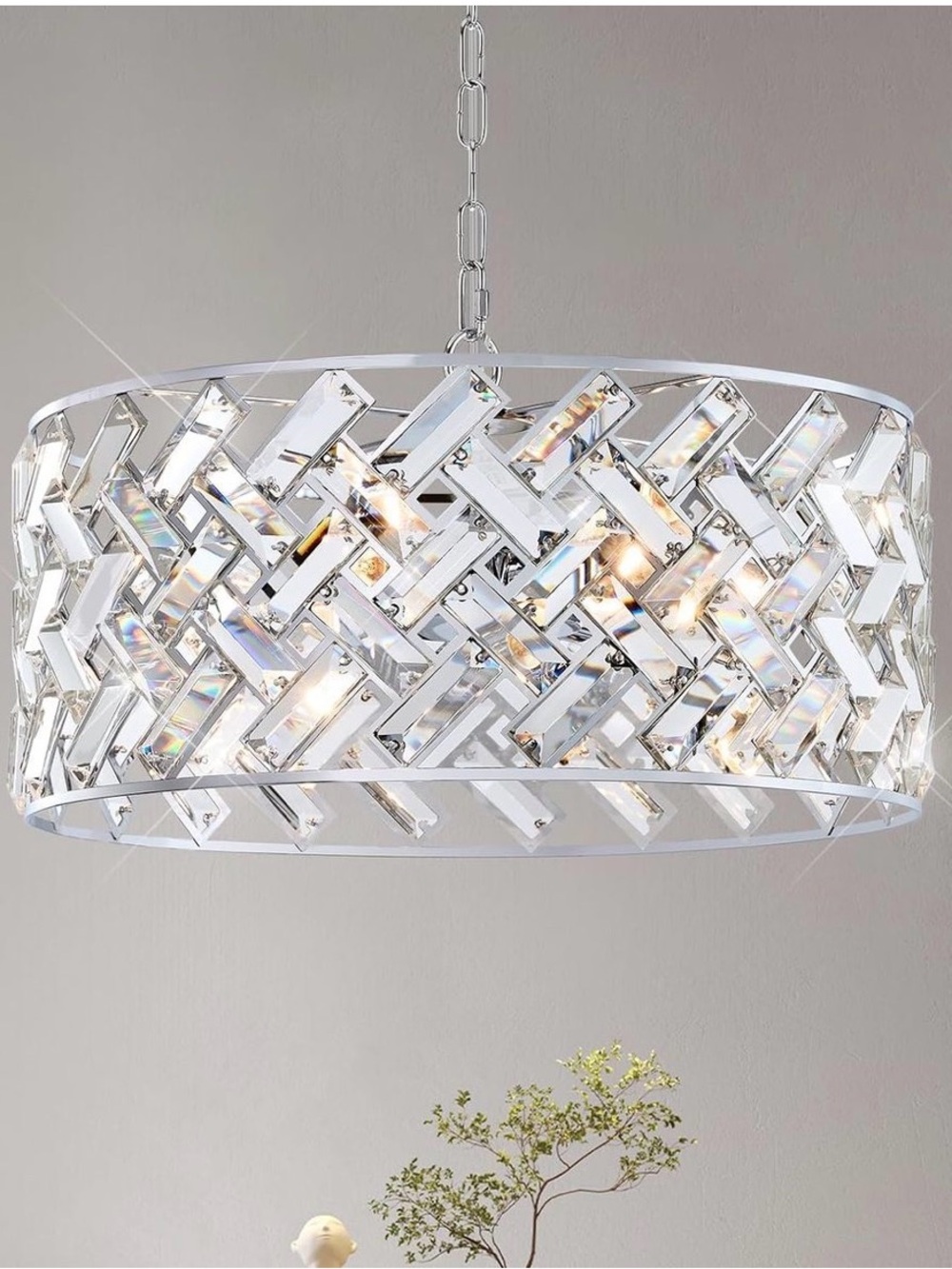 Chandelier - Silver Finish